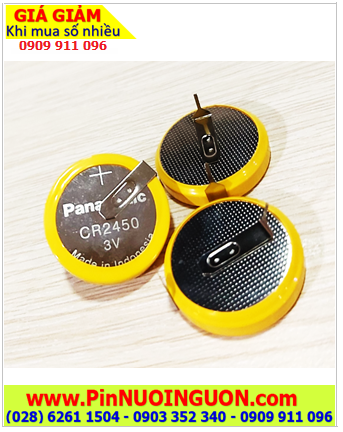 Panasonic CR2450, Pin CMOS CR2450 lithium 3v (2 CHÂN THÉP) chính hãng /Xuất xứ Indonesia